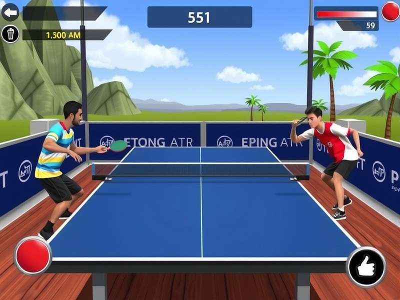 India Table Tennis King Gameplay
